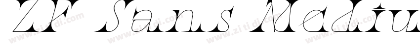ZF Sans Medium Itali字体转换